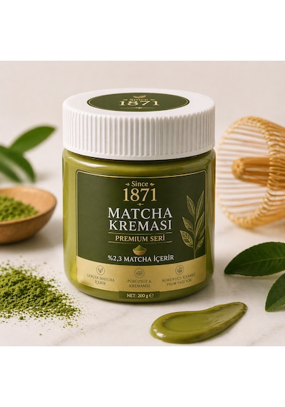 Matcha Kreması Premium Seri %2,3 Matcha İçerir 200 G