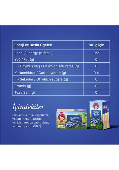 Teekanne Yaban Mersini Karışık Bitki Çayı 29484083