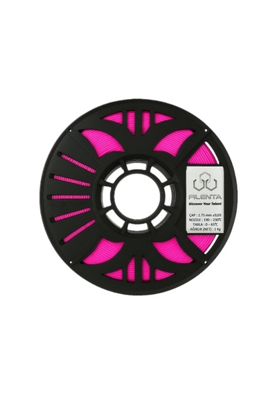 Filenta Neon Pembe Pla Premium Filament 1.75mm 1kg