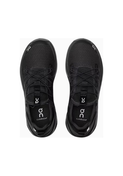 On Cloudleap Çocuk Ayakkabı Cloudtec Phase Yastıklama Ve Helion Superfoam Outdoor Ayakkabı Siyah 31,5
