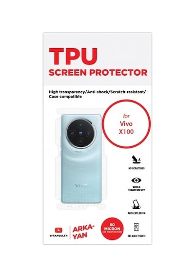 Vivo X100 Arka Ve Yan Koruyucu Tpu Film
