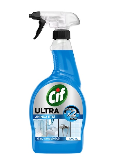 4 Adet Cif Sprey Ultra Anında Etki Kireç Ve Pas Sökücü 1000 Ml Diğer