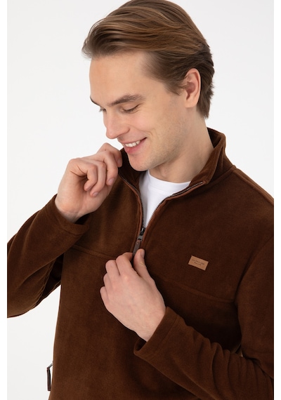 U.s. Polo Assn. Erkek Kahverengi Sweatshirt 50315925-vr029 Kahverengı