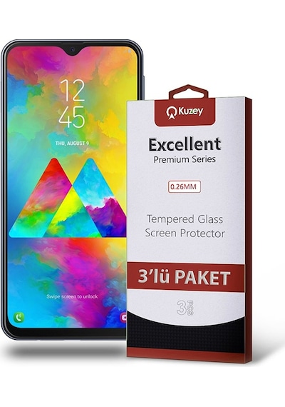 Samsung Uyumlu Galaxy M20 Ekran Koruyucu Cam 3 Adet (532176748) 20 Tl Fark Ile Apple  iPhone Hızlı Şarj Kablosu