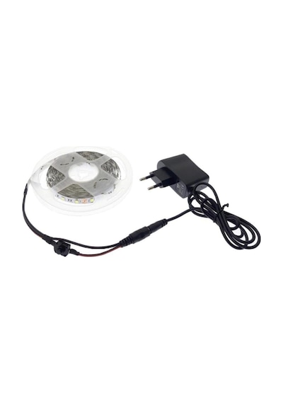 3 Çipli Günışığı Şerit Led 4 Metre 12v Adaptör Kuruluma Hazır Anahtarlı Set