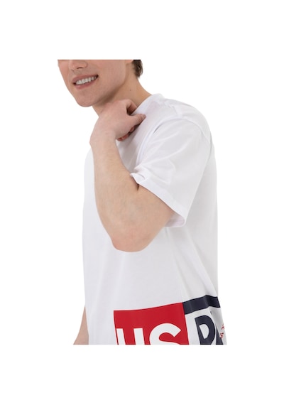 U.S. Polo Assn. Erkek Comfort Fit Bisiklet Yaka Tişört Beyaz U.S. Polo Assn. Erkek Comfort Fit Bisiklet Yaka Tişört Beyaz