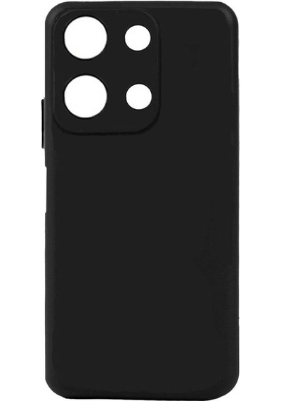 Kilifone - İnfinix Note 30 Pro Uyumlu Kılıf Mat Esnek Biye Silikon Kapak - Siyah - T30194