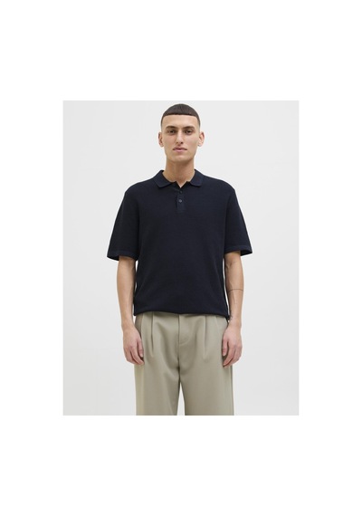 Jack & Jones Jack&jones Erkek Polo Yaka Tişört 12268281 Navy Blazer Navy Blazer