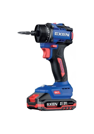 Exen En 272 Multi - 21v 2ah 70n.m Kömürsüz Darbeli Şarjlı Matkap 4 Fonksiyonlu