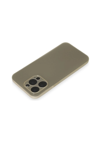 Apple Uyumlu iPhone 15 Pro Max Kılıf Puma Silikon Altın