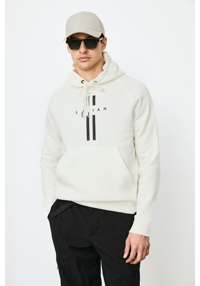 Lufian Decland Erkek Sweatshirt Kırık Beyaz Kırık Beyaz 112030207100510