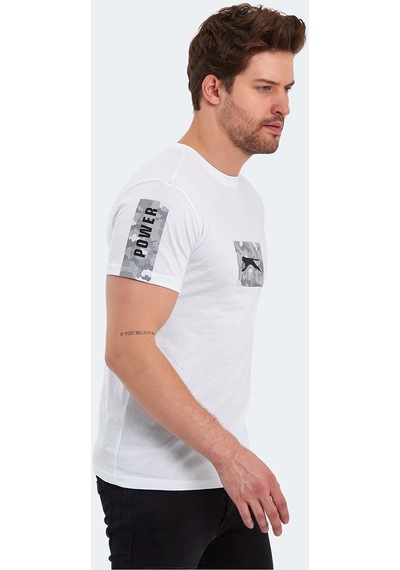 Slazenger PADERAU IN Erkek Tişört Beyaz