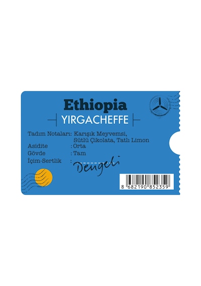 Moliendo Ethiopia Yirgacheffe Yöresel Çekirdek Kahve 250 G