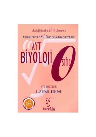 Karekök Ayt Biyoloji Sıfır Soru Bankası