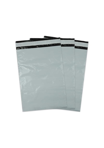 Mks Kargo Poşeti, Gri, 22x30 Cm, Cepli, 10'lu Paket