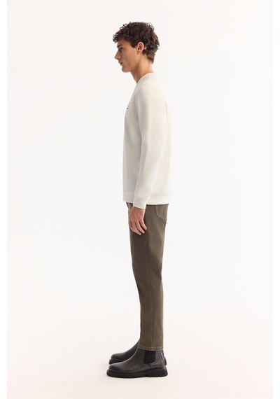 Avva Erkek Ekru Bisiklet Yaka Pamuklu Bi-stretch Baskılı Regular Fit Sweatshirt A52y1261 Avva Erkek Ekru Bisiklet Yaka Pamuklu Bi-stretch Baskılı Regular Fit Sweatshirt A52y1261