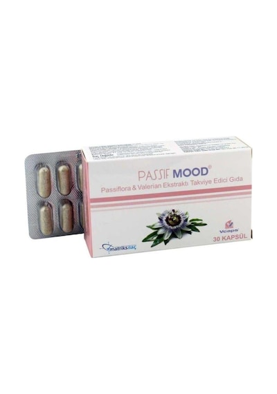 Passif Mood Passiflora & Valerian Ekstraktı Takviye Edici Gıda 30
