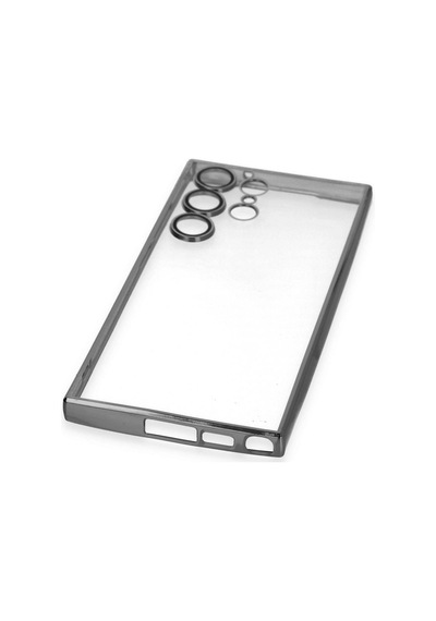 Samsung Galaxy S23 Ultra Kılıf Razer Lensli Silikon - Siyah