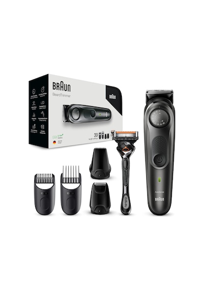 Braun Beard Trimmer 7 Bt7940, Erkekler İçin Sakal Düzeltici Ve Saç Düzeltici, Yüz Ve Saç Kılları İçin