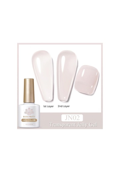 Born Pretty 10ml Jelly Nude Seri Kalıcı Oje Jn02 56347