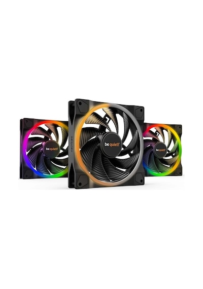 Be Quiet Light Wings 140mm Pwm Premium Argb Kasa Fanı 4-pin 3'lü