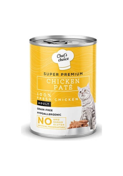 Northcity Pate Chicken Tavuklu Tahılsız Ezme Yetişkin Kedi Konservesi 400 Gr