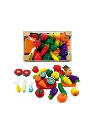 Ers- Urt007-kutu-3 41 Pcs Kesilebilen Meyve Sebze Manav