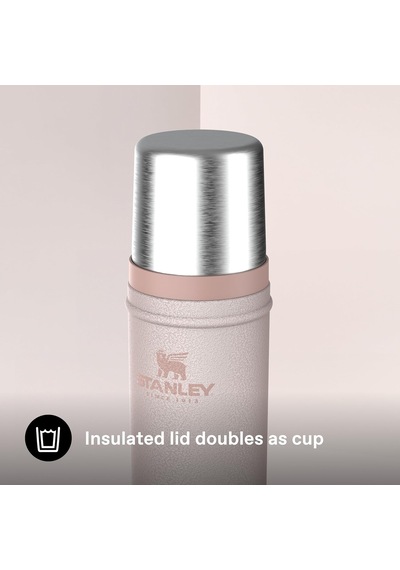 Classic Legendary Vakumlu Termos 0.60 Litre - Hammertone Rose Quartz Paslanmaz Çelik Çok Renkli