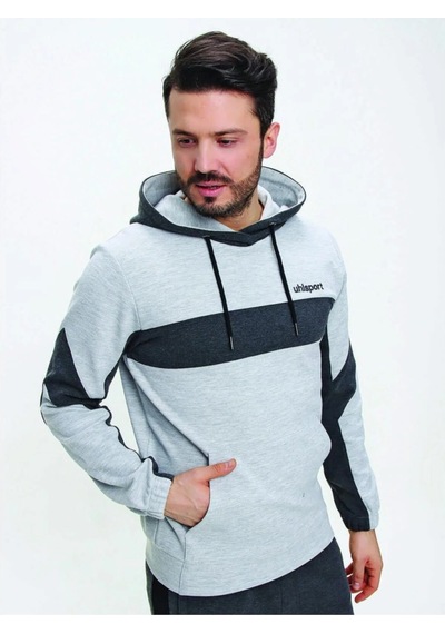 Uhlsport Erkek Sweat Pamuk Hoody Lord M Siyah