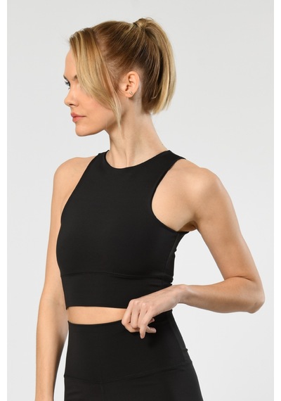 Kadın Halter Yaka Sporcu Büstiyer 3701/siyah Siyah