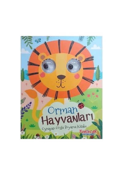 Oynayan Gözlü Boyama Kitabı Orman Hayvanları