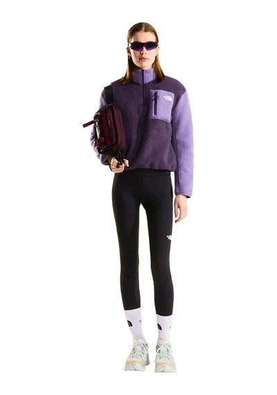 The North Face Yumiori 1/4 Zip Kadın Mor Outdoor Polar Nf0a8e89s1b1