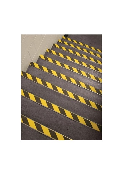 5 Adet Merdiven Kaydırmaz Kaymaz Bant 25mm X 25mt Sarı Siyah