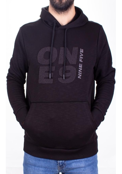 Twister Jeans Twister 1931 Siyah Kapüşonlu Erkek Sweatshirt Siyah