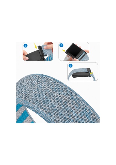 Sneezy Whoop Peak 5.0 İle  Nylon Loop Ayarlanabilir Spor Kordon Siyah Metal Kasalı