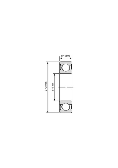 699 2rs Minyatür Rulman 9x20x6 Mm 10 Adet