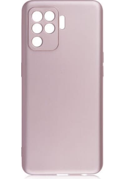 Oppo Reno 5 Lite Kılıf Esnek Yapılı İnce Slim Silikon Kapak Ryc/premier Rose