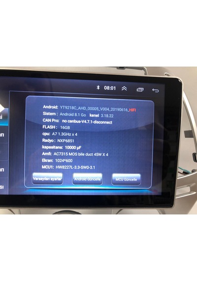 Hyundai İ-20 9 İnç Android Multimedia
