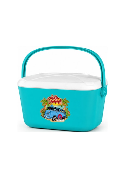 20 Lt Buzzy Baskılı Buzluk Termos 1179 Cooler Box -405 Turkuaz