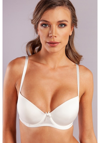 Moon Wear Garabina Foam Cup Push Up Bra, Ekru Konforlu Ve Şık Sütyen Çok Renkli
