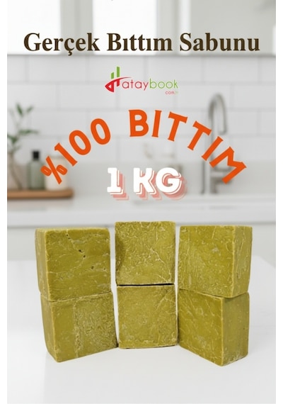 %100 Doğal Siirt Saf Bıttım Sabunu 1kg Hakiki 6 Adet El Yapımı 1.kalite Doğal