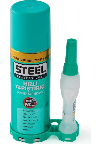Steell Hızlı Yapıştırıcı Set Mdf Kit - Yeşil - 100 Ml Diğer