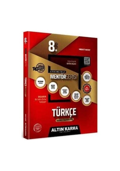 Altın Karma 8. Sınıf Türkçe Soru Bankası Etkinlikli Kazanım Altın Karma Yayınları