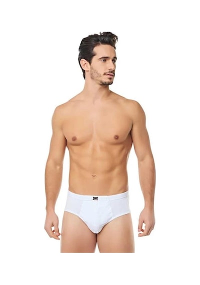 Tutku Erkek Penye Slip Külot Beyaz 0109 - 6 Adet 001