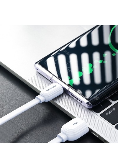 Rock Space S5 Micro Usb Şarj Ve Data Aktarım Kablosu 1Mt 2.4A -Beyaz
