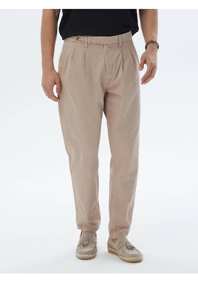 Kip Açık Kahve Dokuma Smart Casual %100 Pamuk Pantolon Kahverengi Kip Açık Kahve Dokuma Smart Casual %100 Pamuk Pantolon Kahverengi