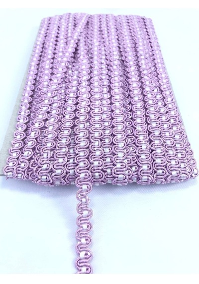 FdayAksesuar Açık Lila Beyaz Su Taşı 1 Metre En 1 cm FRDY15382