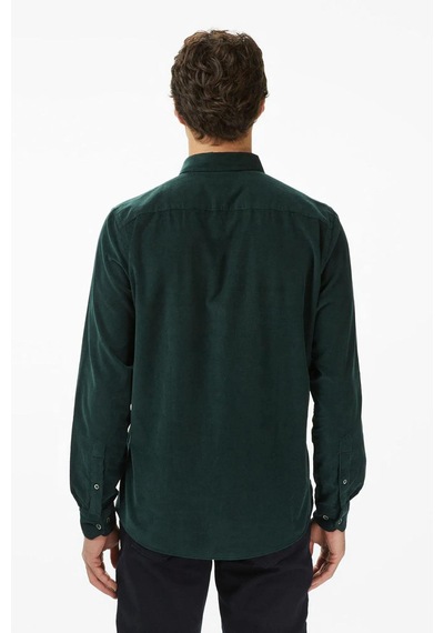 Nautica Erkek Yeşil Classic Fit Gömlek-12030 Yeşil