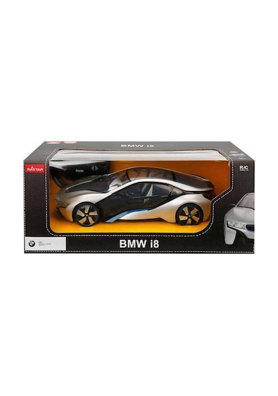 Rastar Bmw İ8 Uzaktan Kumandalı Araba 1/14 07681 Gri Çok Renkli