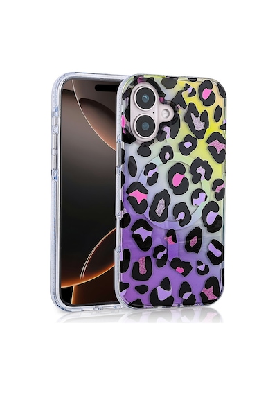 Apple Uyumlu iPhone 16 Kılıf M-safe Şarj Özellikli Zore Jago Kapak Colorful